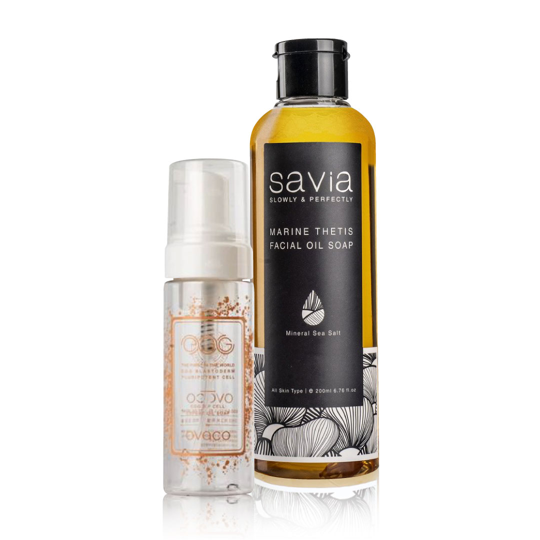 Savia: Aceite facial limpiador orgánico - Marine Thetis Facial Oil Soap  200ml